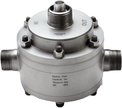 Hoffer Positive Displacement Flowmeter, Oval Gear Series